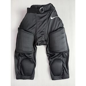 Nike Dri-FIT Boys Football Padded Pants Small S Black 908738-010 Integrated Belt